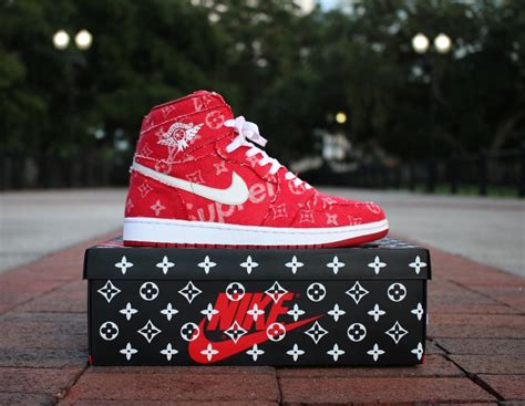 louis vuitton jordan 1 custom|Louis Vuitton jordan 1 forstep.